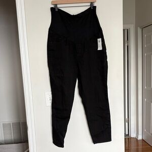 Black Maternity Jeans old navy O.G. Straight full panel